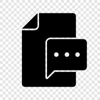 chat, document, chatbots, chatbot icon svg