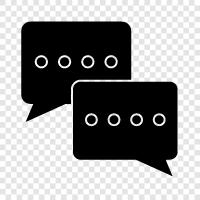 chat, conversation, online, messaging icon svg