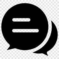 chat, conversation, online, messaging icon svg