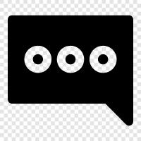 chat, online chat, online messaging, online chat room icon svg