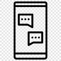 chat, messaging, online chat, online messaging icon svg