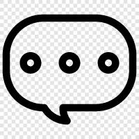 chat, discussion, communication, messaging icon svg