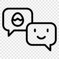 chat software, chat rooms, online chat, online chat rooms icon svg