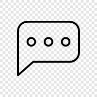 chat, messaging, social media, communication icon svg