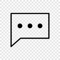 chat, online chat, online chatting, messaging icon svg