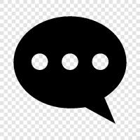 chat, online, messaging, online chat icon svg