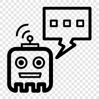 ChatbotEntwicklung, ChatbotPlattform, ChatbotEntwicklungsplattform, Chatbot symbol