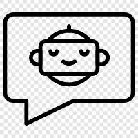 Chatbot, Künstliche Intelligenz, Messaging, Messaging App symbol