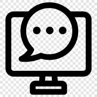 chatroom, messaging, online chat, instant messaging icon svg