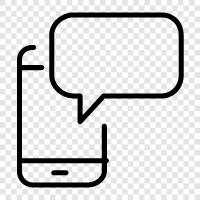 Chatting, Messenger, VoIP, Texting icon svg