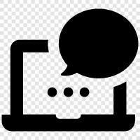 chatting, messaging icon svg