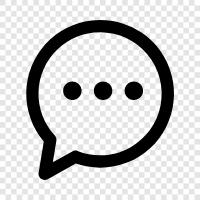 chatting, messaging, online chatting, online messaging icon svg