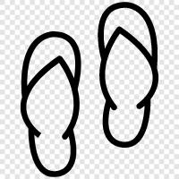 cheap flip flops, clearance flip flops, flip flops for women, Flip Flops icon svg