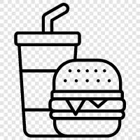 Cheap Food, Burger King, McDonalds, Wendy s icon svg