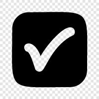 check, verification, marking, sign icon svg