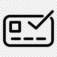 check, bank, money, credit icon svg