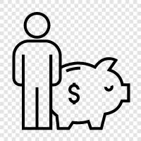 checking, savings, credit, loans icon svg