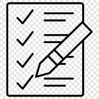 checklist, checklist for, checklist for a project, checklist for a task icon svg