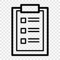 Checkliste für, Checkliste für ein Projekt, Checkliste für einen Projektmanager, Check symbol