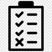 checklist for, checklist for business, checklist for work, checklist for home icon svg