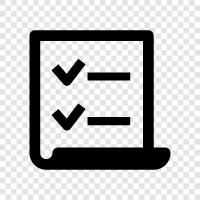 checklist, checklist for project, checklist for school, checklist for home icon svg