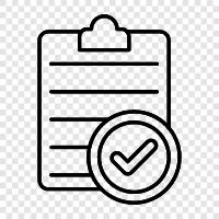 checklist, checklist for, checklist for a, checklist for a project icon svg