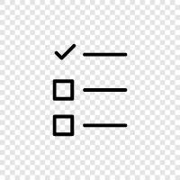 checklist, checklist for, checklist for a project, checklist for a task icon svg