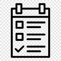 checklist software, checklist maker, checklist template, checklist maker online icon svg