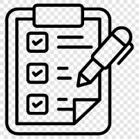 checklist software, checklist template, checklist maker, Checklist icon svg