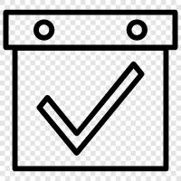 Checks, Checking, Verifying, Approving icon svg