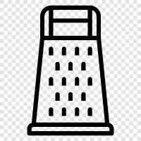 cheese grater, food grater, gadget grater, Grater icon svg