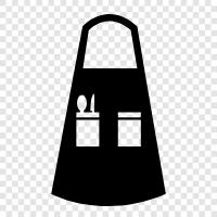 Chef Apron, Apron Clothes, Apron Patterns, Apron icon svg