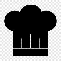 Chef Hat Black, Chef Hat Grey, Chef Hat Red, Chef Hat Yellow icon svg