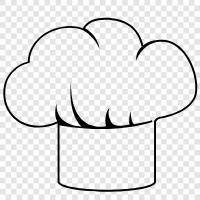 chef hat, kitchen hat, cooking hat, baking hat icon svg