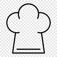 Chef hats, Restaurant hats, Cooking hats, Food service hats icon svg