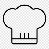 chef s hat, Chefs hat icon svg