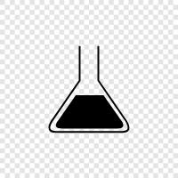 Chem Flask, Glass Bottle, Laboratory Glassware, Erlenmeyer Flask icon svg