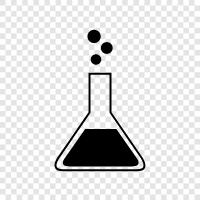 Chem Lab, Glassware, Laboratory Equipment, Erlenmeyer Flask icon svg