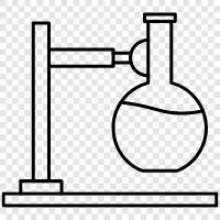 chemical, flasks, glass, laboratory icon svg