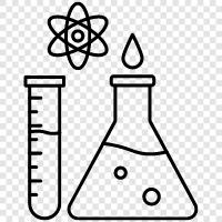 chemical, flasks, laboratory, chemistry icon svg