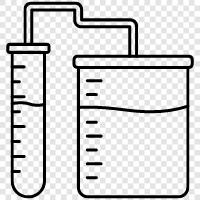 chemical, flasks, glass, laboratory Значок svg