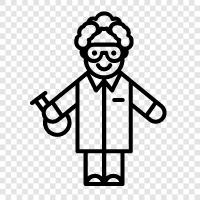 Chemist, Biologist, Physicist, Mathematician icon svg