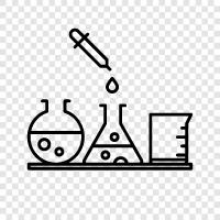 chemistry lab, physics lab, biology lab, earth science lab icon svg