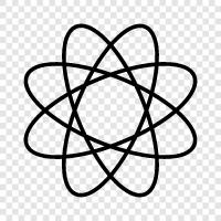 chemistry, atom bomb, atom number, atom weight icon svg