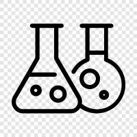 chemists, compounds, elements, reactions icon svg