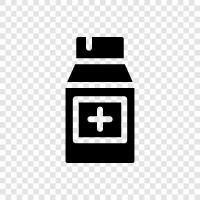 Chemotherapy Bottle, Prescription Bottle, Medicine Bottle icon svg