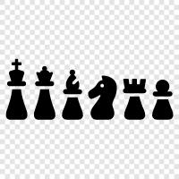 Schach, Schachbrett, Schachfiguren gesetzt, SchachbrettSet symbol