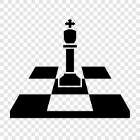 chess, king, piece, board icon svg