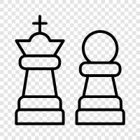 Satranç oyuncuları, Chessboards, Chess parçaları, Chessgames ikon svg