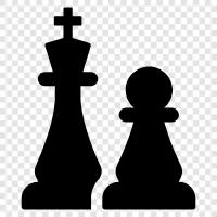 chess set, chess board, chess pieces, chess strategy icon svg